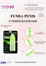 SEXSHOP69..WPP: 950319453--PAITA -- DARK FUNDA CON ESPUELAS
