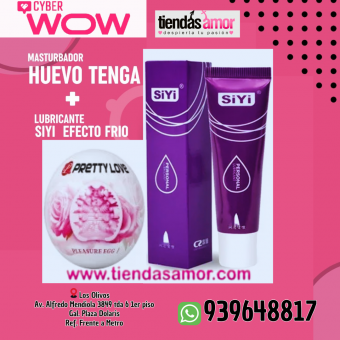 MASTURVADOR MASCULINO + LUBRICANTE SIYI
