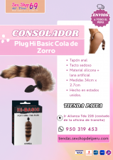 SEXSHOP69..WPP: 950319453.. COLA DE ZORRO-- PLUG -- CONSOLADOR