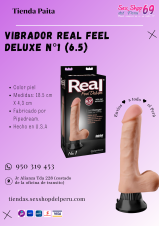 SEXSHOP69..WPP: 950319453-- DELUXE .. VIBRADOR 6.5 ...