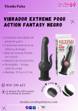 SEXSHOP69..WPP: 950319453--PAITA .. POGO FANTASY NEGRO .. VIBRADOR .. FUERTE