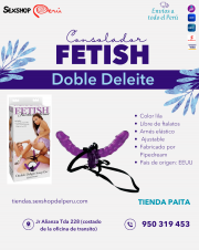 SEXSHOP69..WPP: 950319453--PAITA -- CONSOLADOR -- DOBLE DELEITE --