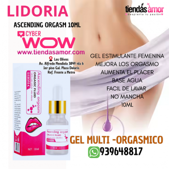 LIDORIA Gel de Orgasmo Ascending VAGINA APRETADA