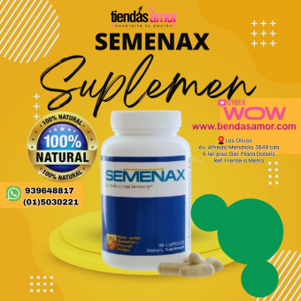 SEMENAX SUPLEMENTO ENCARGADO DE AUMENTAR EL VOLUMEN DEL SEMEN