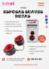 SEXSHOP69..WPP: 950319453..PAITA ...ESPOSAS SUPER SUAVES .. ROJAS
