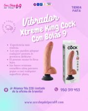 SEXSHOP69..WPP: 950319453-PAITA --- VIBRADOR ,,, CON BOLAS.. 9¨EXTREMO