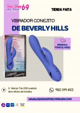 SEXSHOP69..WPP: 9503194583-PAITA --VIBRADOR .. AZUL ..BEVERLY... CONEJITO