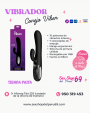 SEXSHOP69..WPP: 95039453--PAITA -- VIBRADOR .. NEGRO CONEJO ... RABBITS
