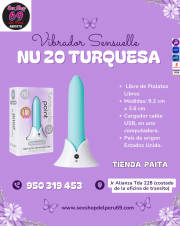 SEXSHOP69..WPP: 950319453..PAITA -- SENSUELLE NU 20-- TURQUESA