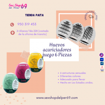 SEXSHOP69..WPP: 950319453--PAITA -- MASTURBADORES -- 3 HUEVITOS
