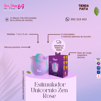 SEXSHOP69..WPP: 950319453.--PAITA .. ESTIMULADOR . PROSTATICO.. UNICORRNIO -- ZEN ROSE
