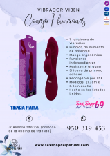 SEXSHOP69..WPP 950319453-PAITA -- VIBRADOR ... RABBITS -- 7 FUNCIONES --