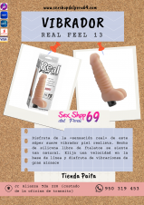 SEXSHOP69..WPP: 950319453-PAITA -- VIBRADOR .. REAL FEEL 13--- ACORDEON