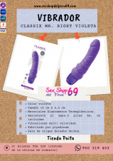 SEXSHOP69..WPP: 950319453--VIOLETA -- VIBRADOR CLASSIX ---