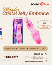 SEXSHOP69..WPP: 950319453--PAITA -- VIBRADOR JELLY EMBRACE... VIBRADOR