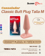 SEXSHOP69..WPP:950319453--PAITA -- WPP: 950319453--PLUG BUTTT.. CONSOLADOR .. CLASSIC
