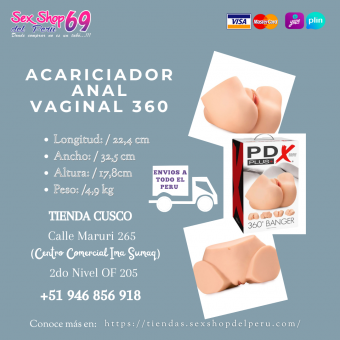 ¡Es hora de cumplir todas tus fantasías sexuales con el Masturbador Banger 360°! SEX SHOP