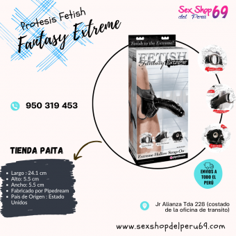 SEXSHOP69..WPP:. 950319453-PAITA .. EXTREME -- FUNDA -- HOLLOW ... NEGRO
