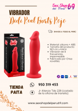 SEXSHOP69..WPP: 950319453--PAITA... VIBRADOR DIDI --- BURTS--  ROJO ...