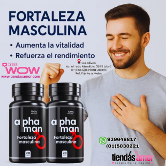 Alphaman Potenciador 100% Natural Efectivo
