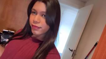 Isabel, jovencita detráns del Telepizza, Salou