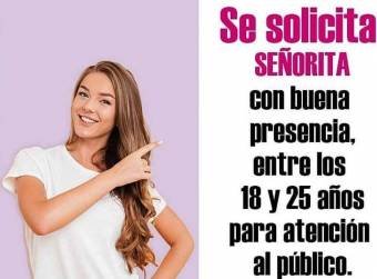 $ SUPER OFERTA LABORAL PARA SEÑORITAS 093048009