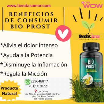 Producto especializado para la Inflamación de la Próstata / Prostatitis.