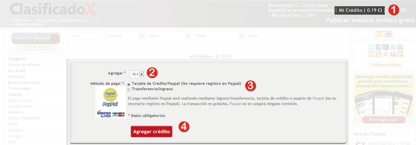 Anuncio gratuito