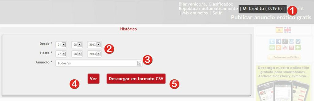 Anuncio gratuito